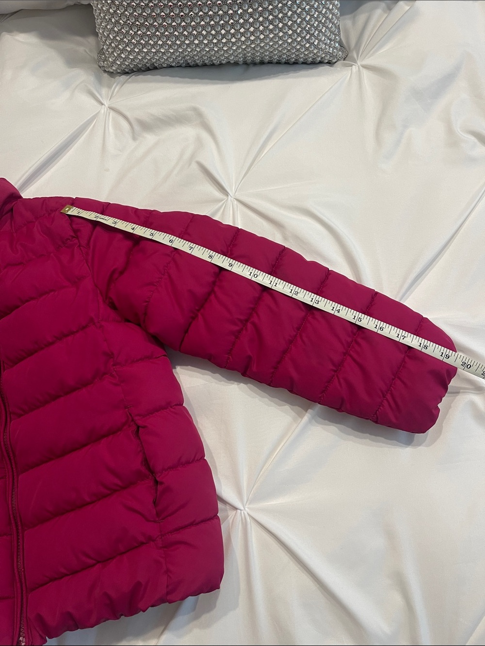 Place Kids Puffer Jacket in Raspberry - Picture 7 of 7